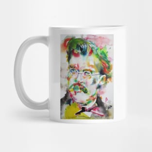 FRIEDRICH NIETZSCHE watercolor portrait .9 Mug